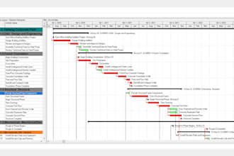 create or review your primavera p6 project schedule for construction and epc pro