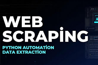 create a web scraping and data extraction bot