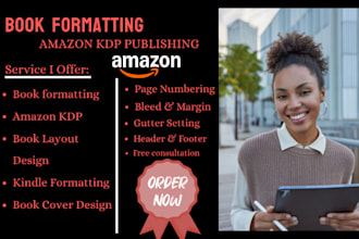 format your fiction or nonfiction book for ebook and paperback