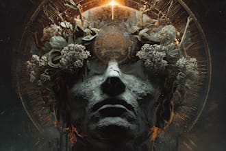 design unique metal album cover or single cover artwork