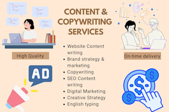 provide creative marketing and content writing solutions