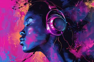 design mixtape album cover art in handrawn