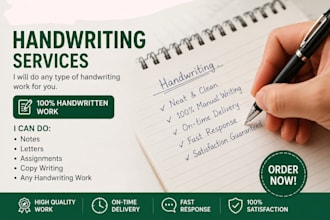 elegant wedding calligraphy and hand writing service