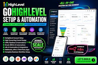 do gohighlevel setup, gohighlevel funnel, gohighlevel automation expert, n8n ai