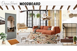 create luxury interior design mood boards