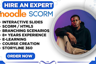 build scorm elearning moodle course articulate storyline 360 rise elearning