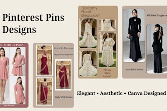 create aesthetic pinterest pin designs in canva