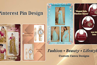 create aesthetic pinterest pin designs in canva