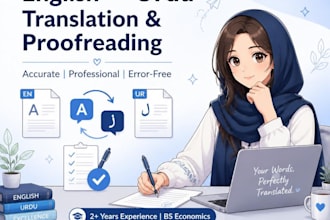 do urdu to english and english to urdu expert translation