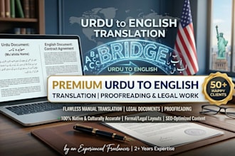 be your urdu to english  legal translator