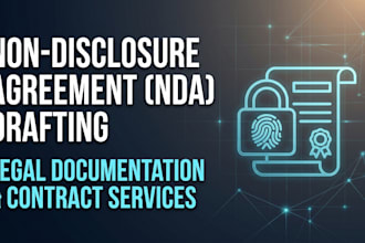 draft non disclosure agreements and legal contracts