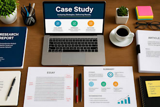 do research summary and report writing