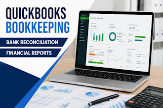 do quickbooks online bookkeeping, bank reconciliation and cleanup