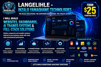 build websites, dashboards, ai agents or chatbots