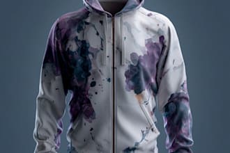 design a hoodie in a modern and trendy style