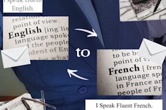 translate your work from english into french