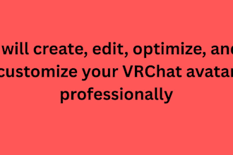 create, edit, optimize, and customize your vrchat avatar professionally