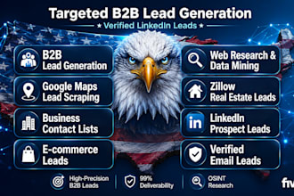 targeted b2b lead generation, prospecting, email list building
