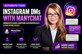 instagram dm with manychat for lead generation and sales