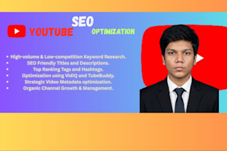 do advanced youtube SEO and channel optimization