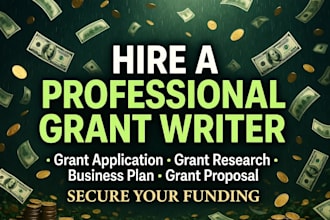 do nonprofit grant writing, grant research, and funding