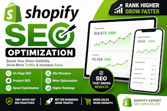 do shopify SEO specialist and store optimization expert