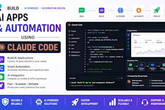 build ai apps and automation using claude code