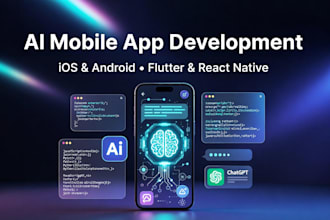 develop ai powered mobile app for ios and android