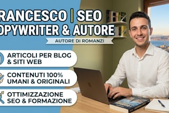 scrittura articoli SEO e copy per blog o siti web