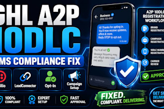 fix ghl a2p 10dlc, SMS compliance, twilio and leadconnector issues