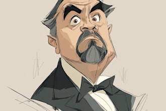draw a caricature, cartoon caricatures