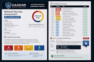 perform comprehensive network security assessment