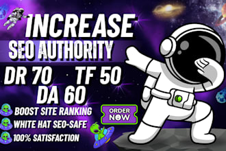 increase ahrefs DR moz da trust flow tf with SEO backlinks