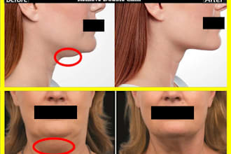 slimmer body and defined jawline