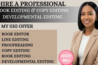 do fiction and non fiction book editing and proofreading