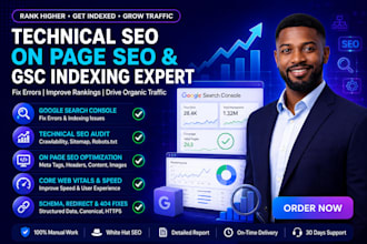 fix technical SEO gsc indexing and on page issues