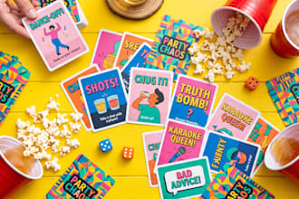 design adult party card games drinking games and custom playing cards