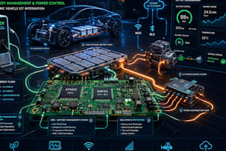 ev electronics, ev iot systems, electric vehicle, ev power, battery systems