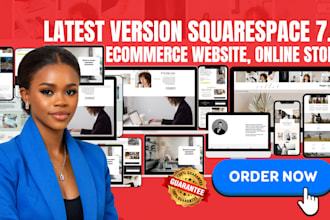 build squarespace ecommerce website, squarespace online store, ecommerce website
