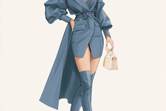 drawing fashion illustrations for designer presentations