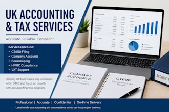 prepare UK company accounts and ct600 tax return