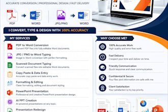 pdf to word conversion powerpoint presentation design