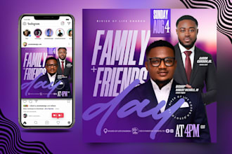 create elegant online social media flyer and ig post