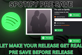 create and promote your spotify pre save campaign organically