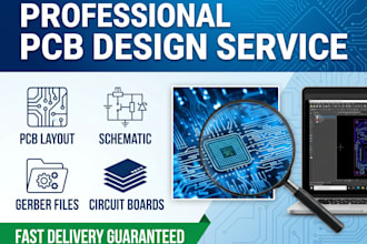 design pcb layout schematic gerber files and circuit boards fast