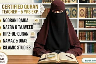 teach online quran with tajweed, hifz, namaz and duas