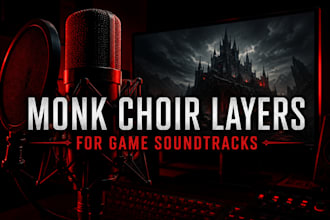 record custom gregorian chants and sacred latin vocals for dark fantasy