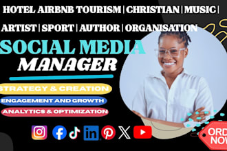 be monthly social media manager for fashion beauty brands