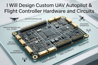 design custom uav autopilot hardware and flight controller circuits