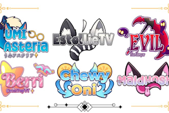 design a vtuber logo or streamer